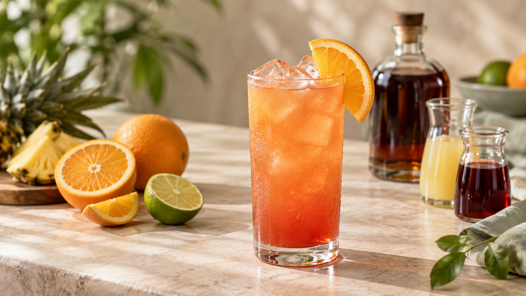 Cách pha chế Planters Punch cocktail