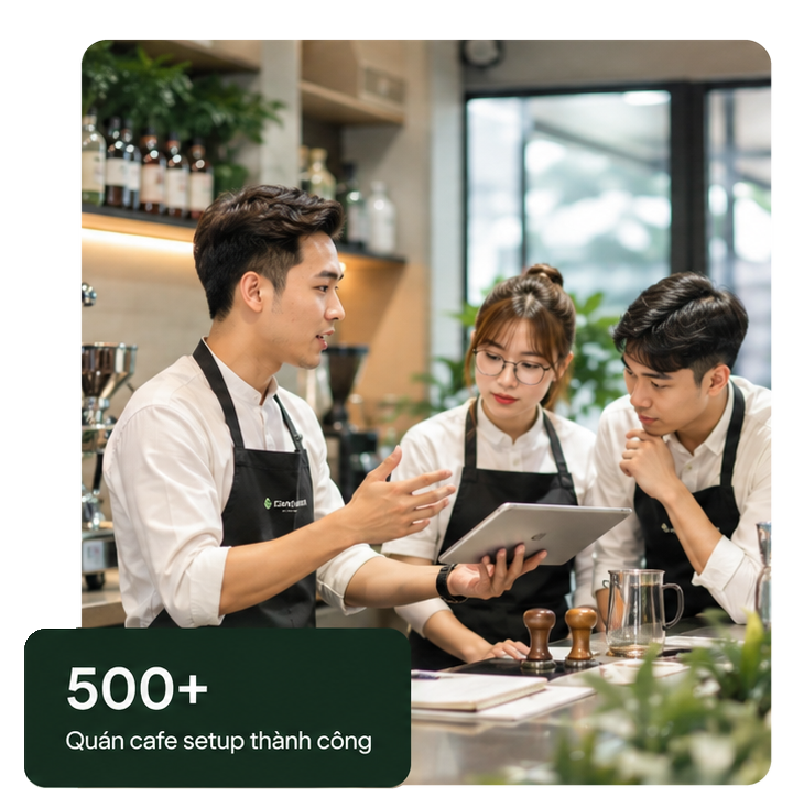 Đội ngũ Autoshop Setup tư vấn vận hành quán cafe