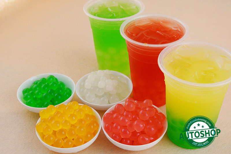 Cách làm trân châu nhiều màu