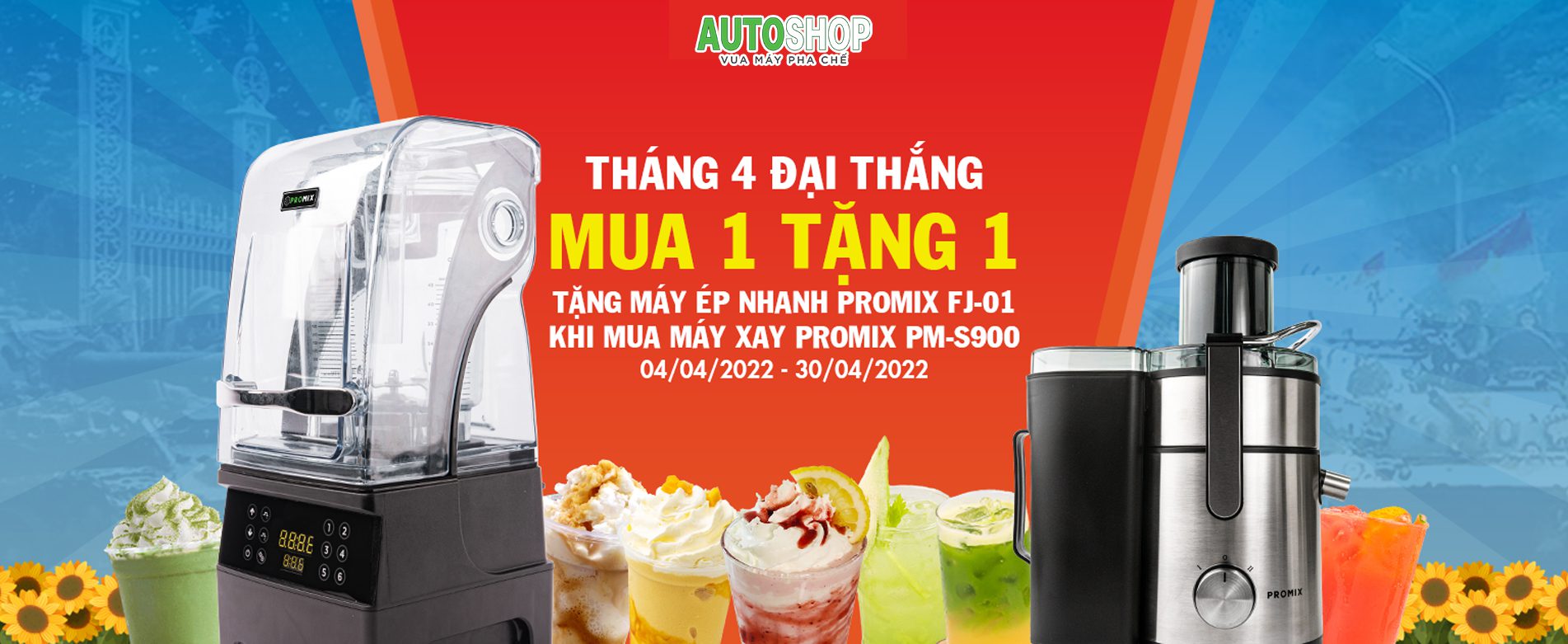 ƯU ĐÃI TƯNG BỪNG THÁNG 4 ĐẠI THẮNG