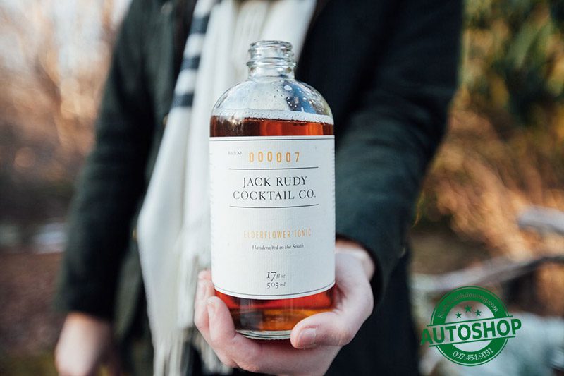 Siro cocktail Jack Rudy Elderflower Tonic