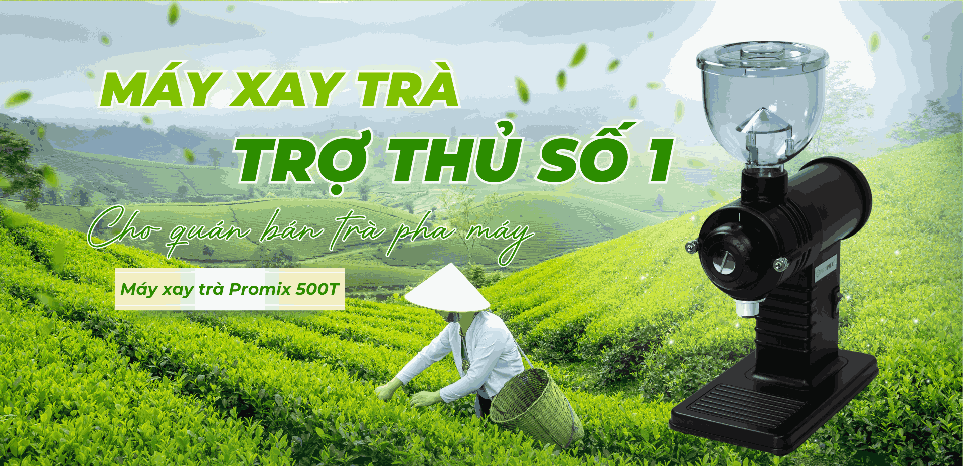 Máy xay trà giá rẻ – Giải pháp tối ưu cho quán trà sữa pha máy năm 2025