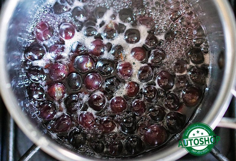 Cách làm siro nho