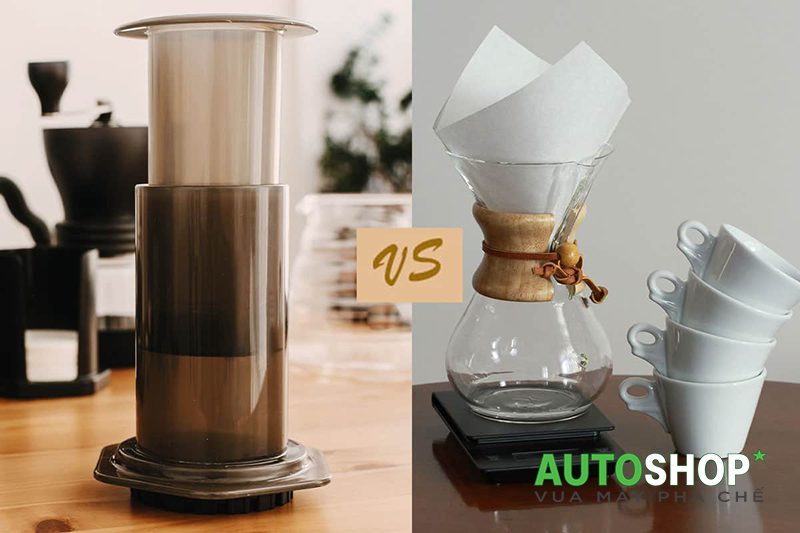 So sánh Chemex và Aeropress