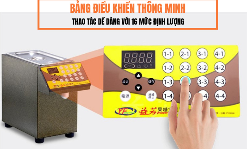 bảng điều khiển Máy định lượng đường YiFang cao cấp
