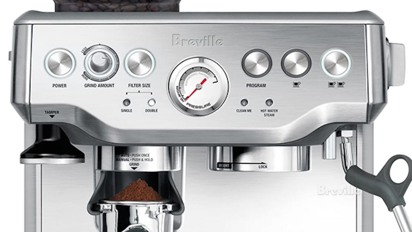 Thiết kế máy pha cafe Breville BES870XL